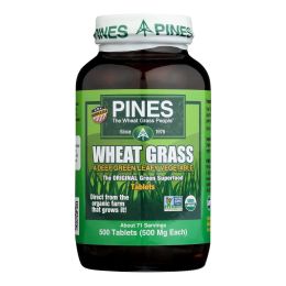 Pines International Wheat Grass - 500 mg - 500 Tablets