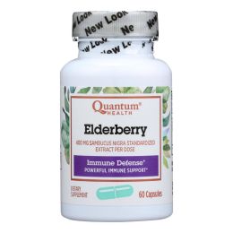 Quantum Elderberry Immune Defense Extract - 400 mg - 60 Capsules